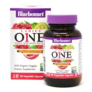 Жіночі мультивітаміни, Ladies' One, Bluebonnet Nutrition, 30 рослинні капсули