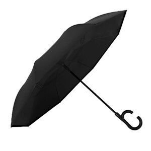 Жіноча парасолька навпаки Up-Brella 1166 Чорний (11203-63757)