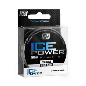 Жілка моно зимова Team Salmo ICE POWER 0,082 / 50м (інд. уп /12)