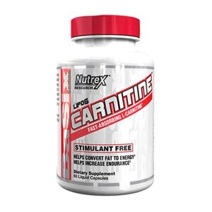 Жироспалювач для спорту Nutrex Lipo-6 Carnitine 60 Liquid Capsules