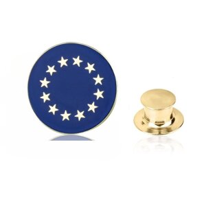 Значок (пін) BROCHE Прапор Євросоюзу синій BRGV114381