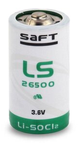 Батарейка літієва SAFT LS26500 STD, "C", 3.6V, lisocl2, france