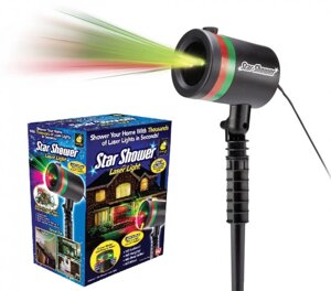 Уличный лазерный проектор Star Shower Laser Light праздничное освещение, диско проектор