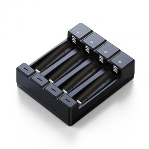 Зарядний пристрій Soshine Chocolate 4 для AA/AAA Ni-MH/Li-Ion/LFP, USB, LED-індикатор, 4ch