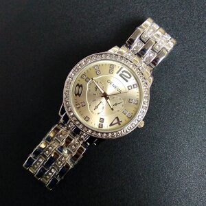 Жіночий годинник Geneva Gold срібло