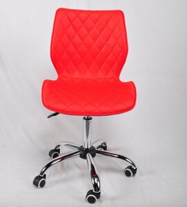 Крісло офісне на коліщатках TONI CH-Office екокожа, колір червоний 1007