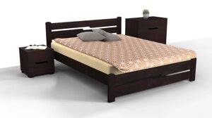 Ліжко односпальне дерев'яне Айріс Мікс меблі, колір венге 900*2000