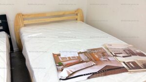 Ліжко двоспальне з масиву сосни Galaxy Мікс меблі, розмір спального місця 160х200