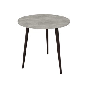 Круглий стіл нерозкладний Neman СЕТ-3, колір Бетон / Венге