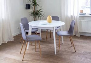 Кухонний стіл Равенна Diamond Glass нерозкладний з масиву дерева Askalon , колір на вибір