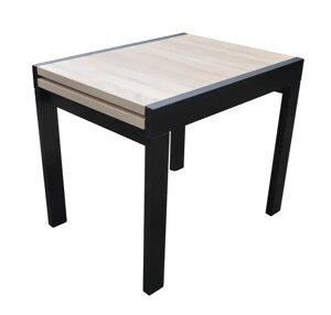 Кухонний стіл-трансформер Слайдер дерево + ДСП Fusion Furniture, колір венге/сонома 100 (200)х82х76