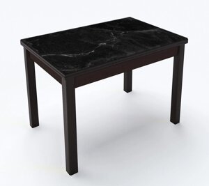 Стіл для кухні розкладний Марсель зі склом Fusion Furniture , колір венге/ скло УФ 15 263 110(35+35)х75х77