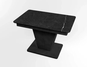 Обідній стіл розкладний Slide Джем Бетон чорний , black /03