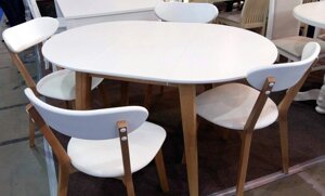 Обідній стіл в скандинавському стилі Женова 1100 GOOD WOOD Руськополянський Меблевий Комбінат Явір