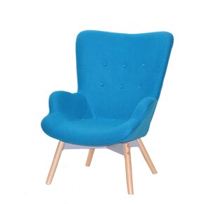 Крісло м'яке для відпочинку REGENT Onder Mebli синій W-20