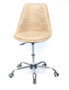 Офісний стілець на коліщатках Milan Soft Office HK, жовтий MR-201