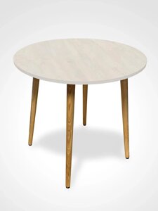 Круглий нерозкладний стіл Раунд 800 Fusion furniture, колір шовковий камінь