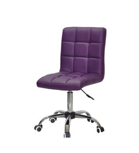 Крісло офісне на колесах AUGUSTO СН-OFFICE екошкіра , колір фіолетовий 1031