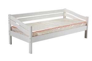 Односпальне ліжко дерев'яне 900*2000 Ілона RoomerIN , колір білий