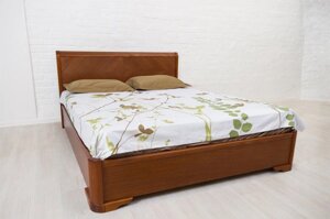 Ліжко двоспальне з підйомним механізмом Ассоль Мікс меблі , колір темний горіх, світлий горіх