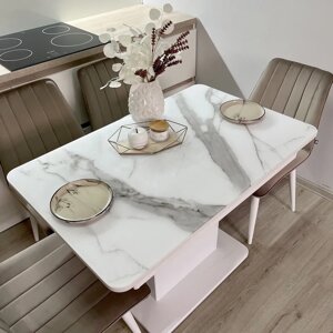 Обідній стіл Boston T Джем білий white/31