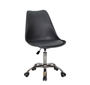 Офісне крісло на коліщатках 101 CH -Office пластиковий, чорний 260