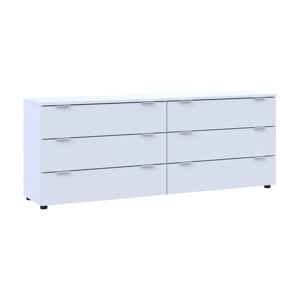 Комод Doros Рон 9 Білий 6 ящиків 160х38х62 (41516175)