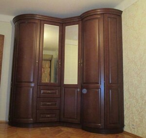 Шафа кутова дерев'яна для спальні / передпокою / коридору Венера РКБ-Меблі, колір на вибір
