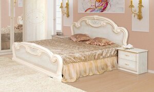 Ліжко двоспальне в класичному стилі Опера Світ меблів, колір на вибір