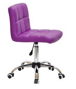 Крісло офісне на колесах ARNO СН-OFFICE екошкіра , колір пурпурний 1010