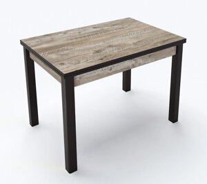 Стіл обідній розкладний Марсель Fusion Furniture, колір ніг венге /стільниця Дуб клондайк