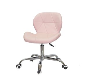 Крісло офісне на колесах INVAR OFFICE Onder Mebli, колір рожевий 63
