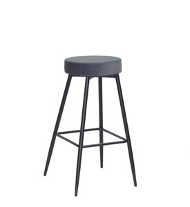 Барний табурет Key Bar 75-ML оксамит, сірий в-1034
