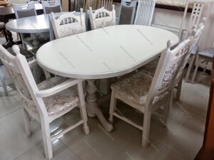 Стіл кухонний овальний Гірне 4 колір пірті GOOD WOOD Рускополянский Меблевий Комбінат Явір