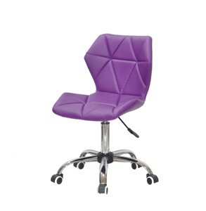 Крісло офісне на колесах TORINO CH - OFFICE екошкіра , колір фіолетовий 1031