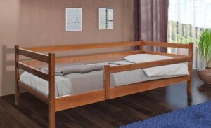 Дитяче ліжко з бортиком з масиву сосни Соня 80х190 Мікс меблі
