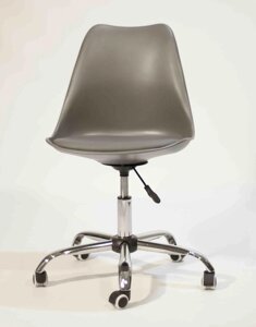 Офісний пластиковий стілець на коліщатках Milan Office, сірий 21
