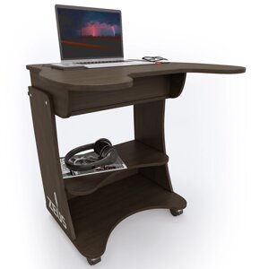 Стіл для ноутбука ( ігровий) ZEUS KOMBI-X , колір венге