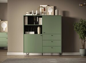 Буфет в сучасному стилі Aldo AL6 B2D/3S Accord, колір зелений дим