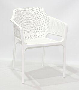 Крісло пластикове для дому / офісу /кафе / дачі Amado, білий 07