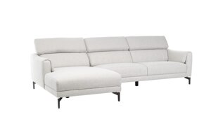 Кутовий диван "Леонардо" Vetro, колір бежевий льон (L)