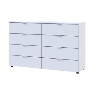 Комод Doros Рон 8 Білий 8 ящиків 130х38х81 (41516172)