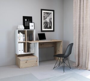 Стіл письмовий Paco PC2 Accord, колір дуб артезіан/ білий