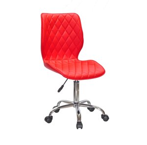 Крісло офісне на коліщатках TONI CH-Office екокожа, колір червоний 1007