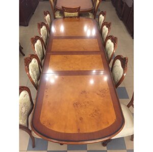Великий обідній стіл Софія 818 Sof, колір горіх