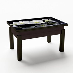 Стіл трансформер Флай зі склом Fusion Furniture, колір венге / скло УФ 16 320