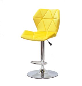 Барний стілець GREG BAR CH - BASE Onder Mebli оксамит , колір жовтий B - 1027