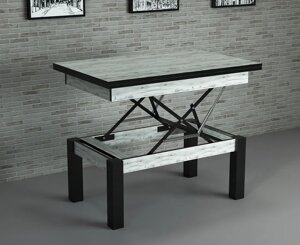 Стіл трансформер Флай Fusion Furniture, колір дуб крафт білий