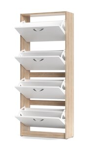 Тумба під взуття 4Д Raffy RY3 Accord дуб сонома /білий платиновий