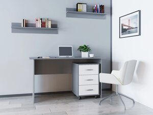 Офісний стіл Т3 Doros Антрацит / Білий 120х60х78 (513002)